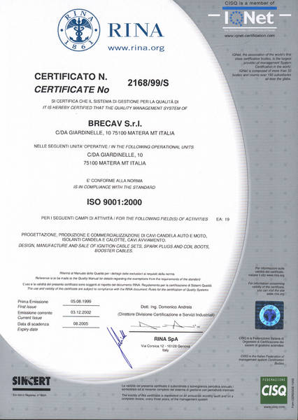 Brecav ISO9001:2000